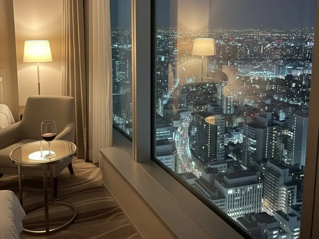 高層階のホテルの写真