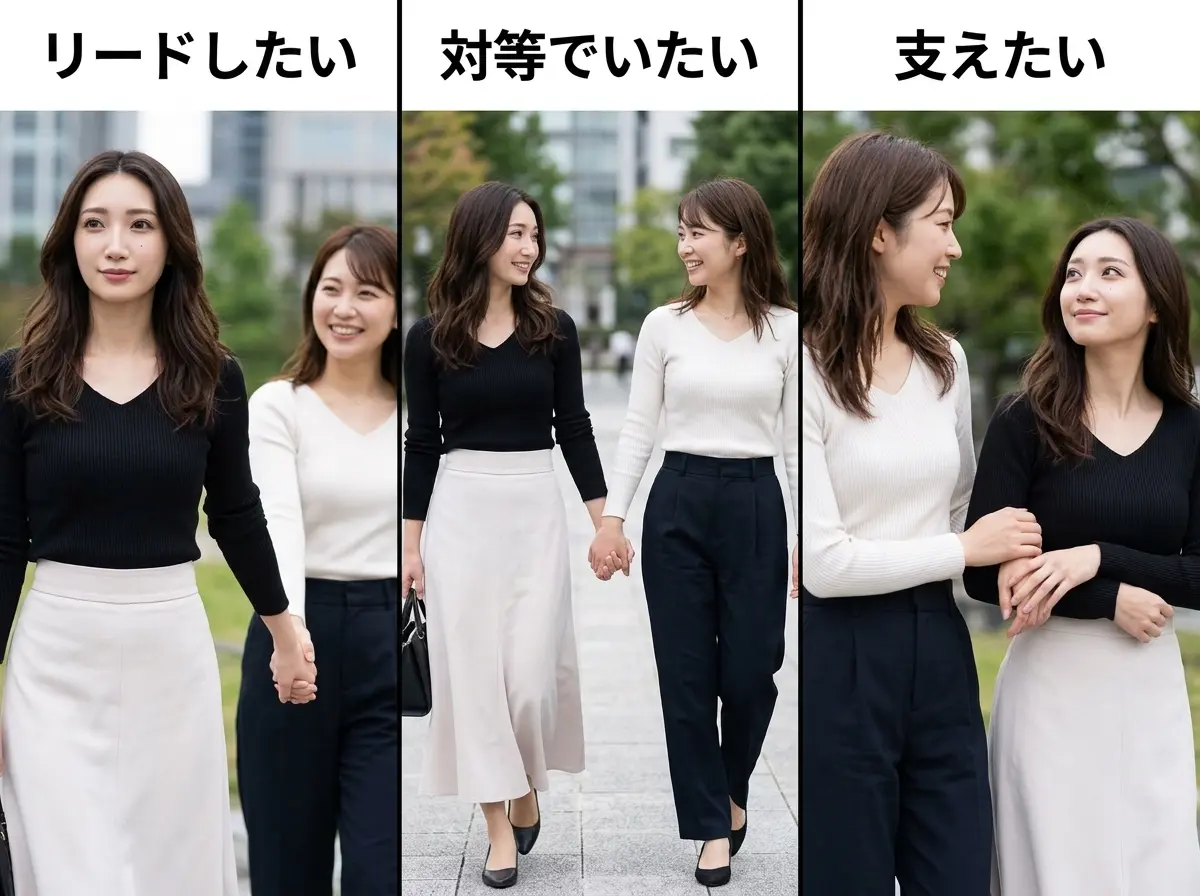 タイプ別(引っ張る・対等・引っ張られる)
